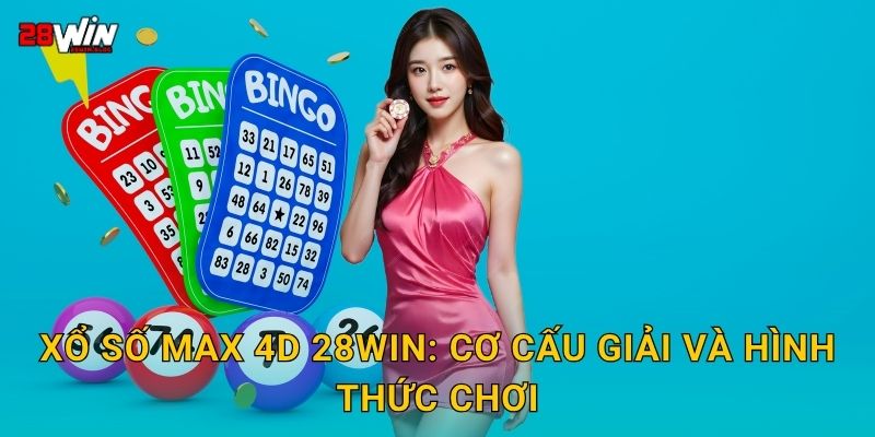 Xổ số Max 4D 28win: Cơ cấu giải và hình thức chơi