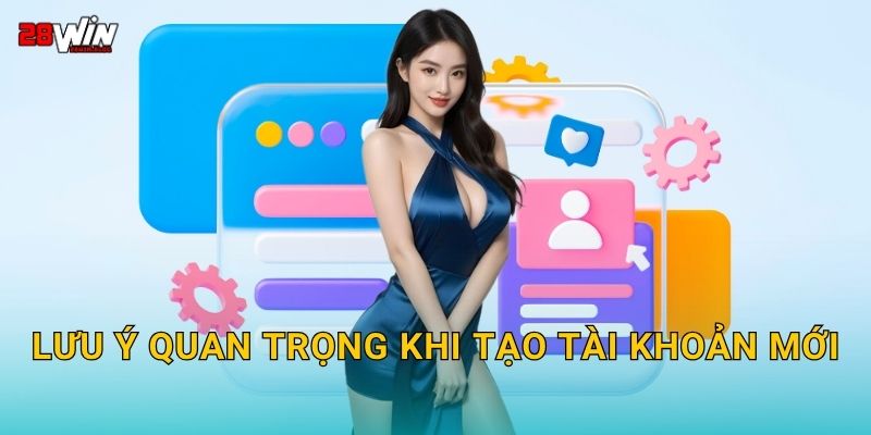 Đăng ký dễ dàng – Bắt đầu hành trình cá cược tại 28win 3 Lưu ý quan trọng khi tạo tài khoản mới