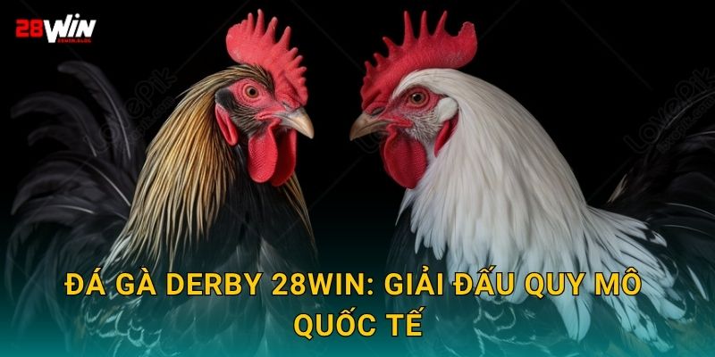 Đá gà derby 28win: Giải đấu quy mô quốc tế