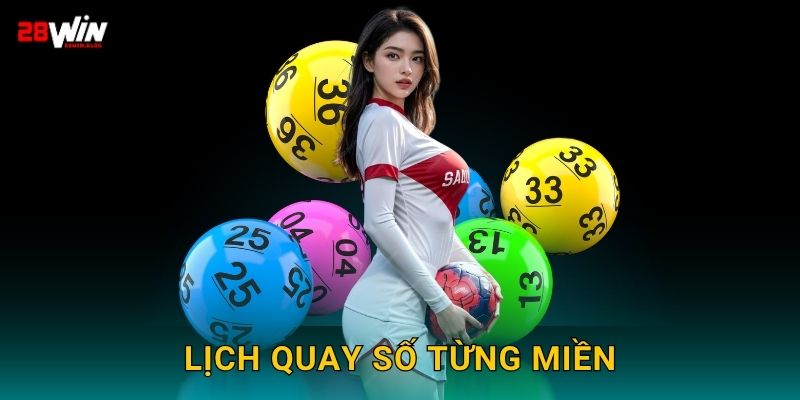 Lịch quay số từng miền